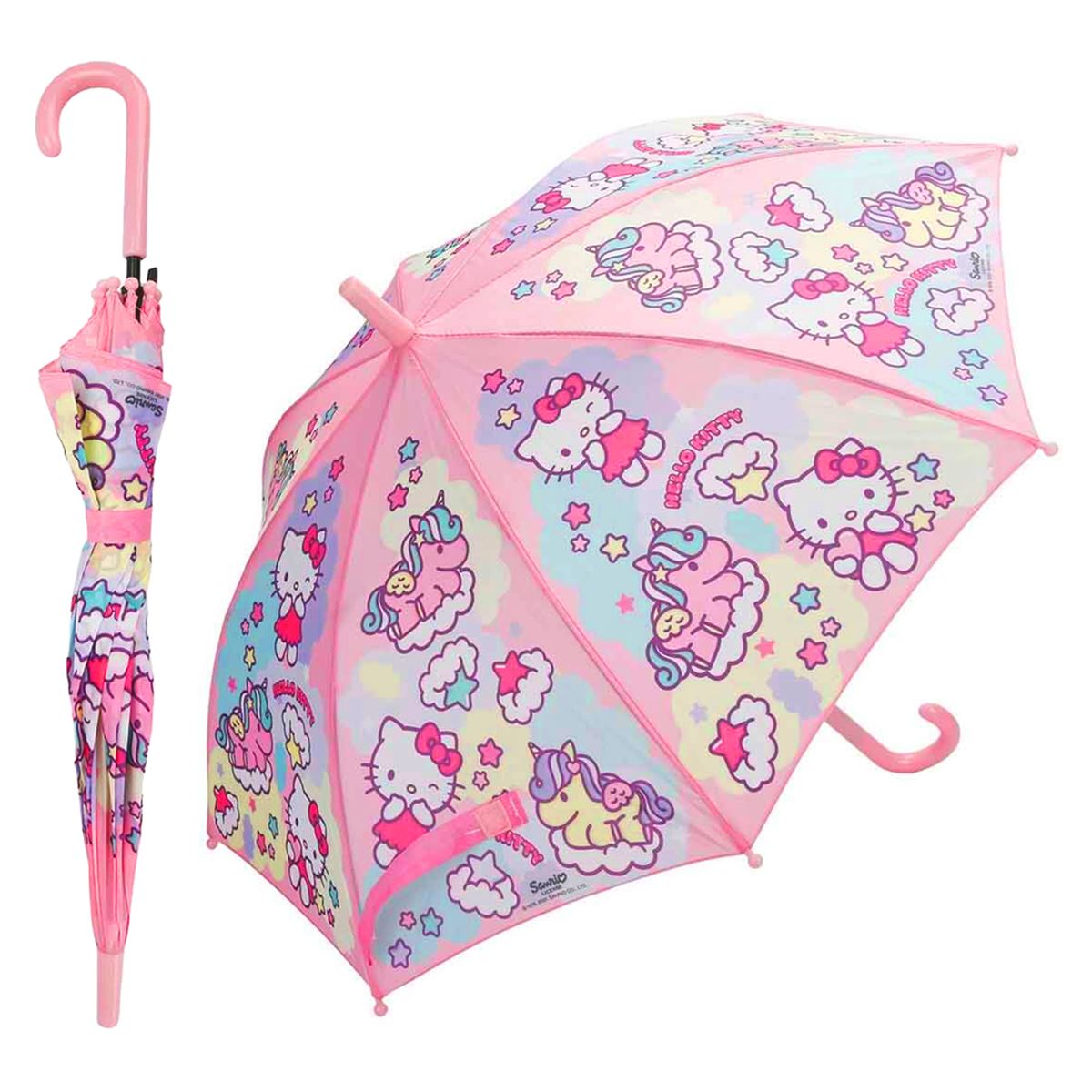 SUNMAN ÇOCUK ŞEMSİYESİ UM45-HKTY HELLO KİTTY DESENLİ 8 TELLİ 45 CM 3+ 1