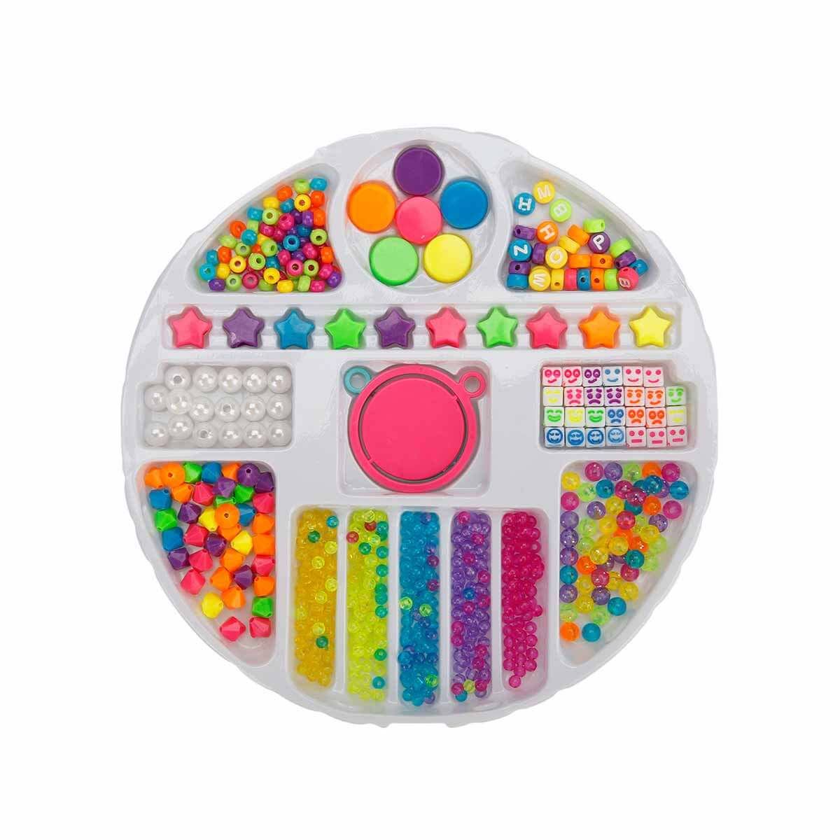 SUNMAN PRETTY PİNKY 11028 TAKI PARTİSİ BONCUK YAPIM HOBİ TAKI SETİ 3+ 1
