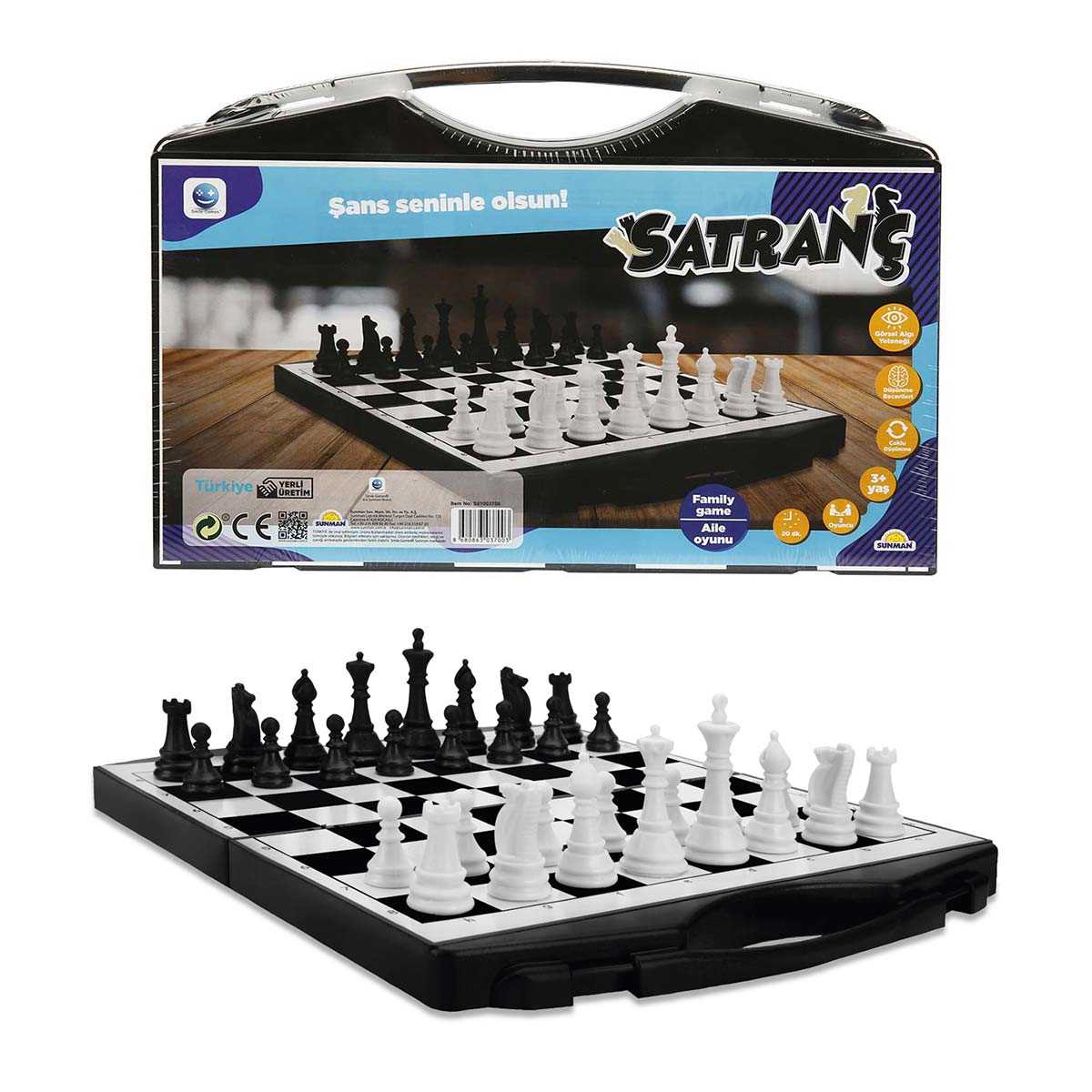 SMİLE GAMES SATRANÇ S01003700 ÇANTALI 3+ 1