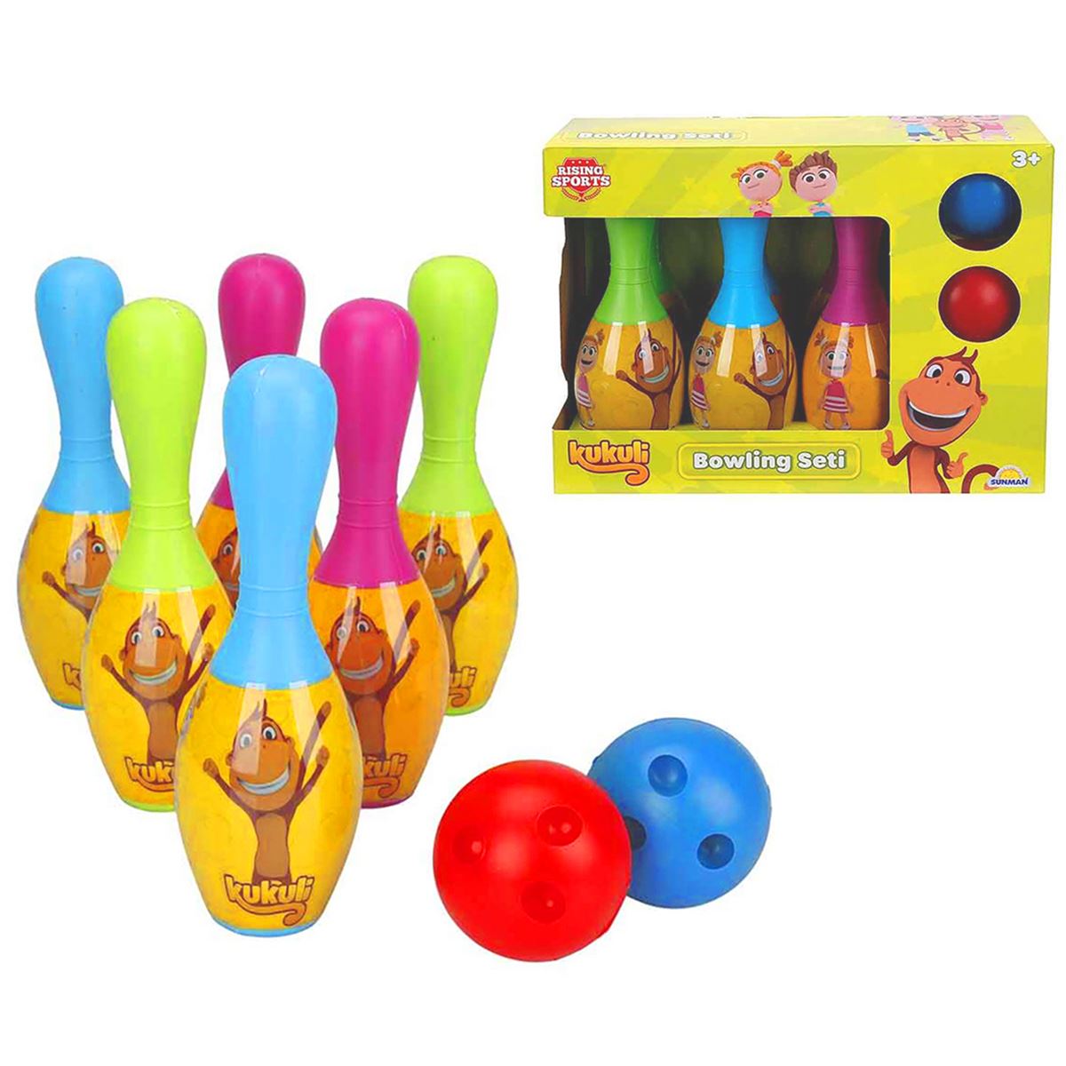 SUNMAN KUKİLİ BOWLİNG 4155 SETİ 3+ 1