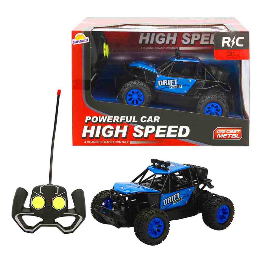 SUNMAN KUMANDALI METAL ARAZİ ARACI 599A DİE CAST R/C F/F USB 4 CHANNELS 1:20 3+ 1