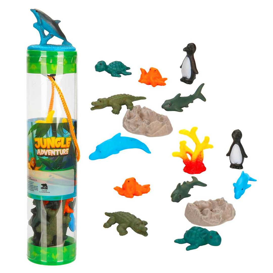 SUNMAN OKYANUS-ÇİFTLİK-DİNOZOR-VAHŞİ HAYVANLAR 666W-295 4 ÇEŞİT 12 Lİ 3+ 1