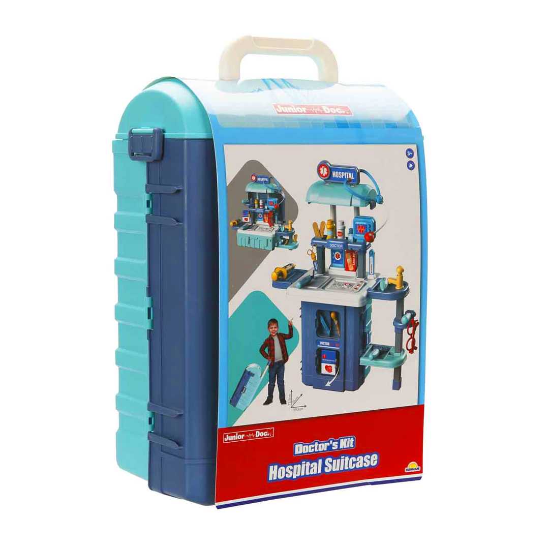 SUNMAN JUNİOR DOC DOKTOR SETİ 8123BP BAVULLU IŞIKLI 3+ 1