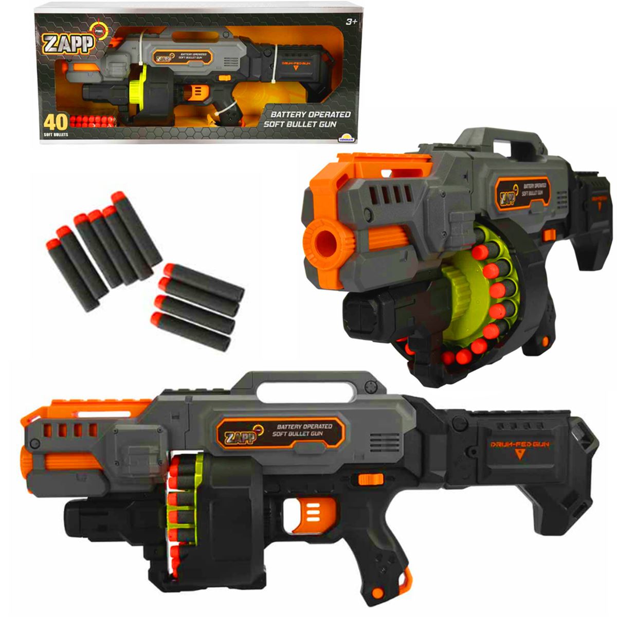 SUNMAN ZAPP PRO ZC7138 SÜNGER TABANCASI 40 MERMİ 3+ 1