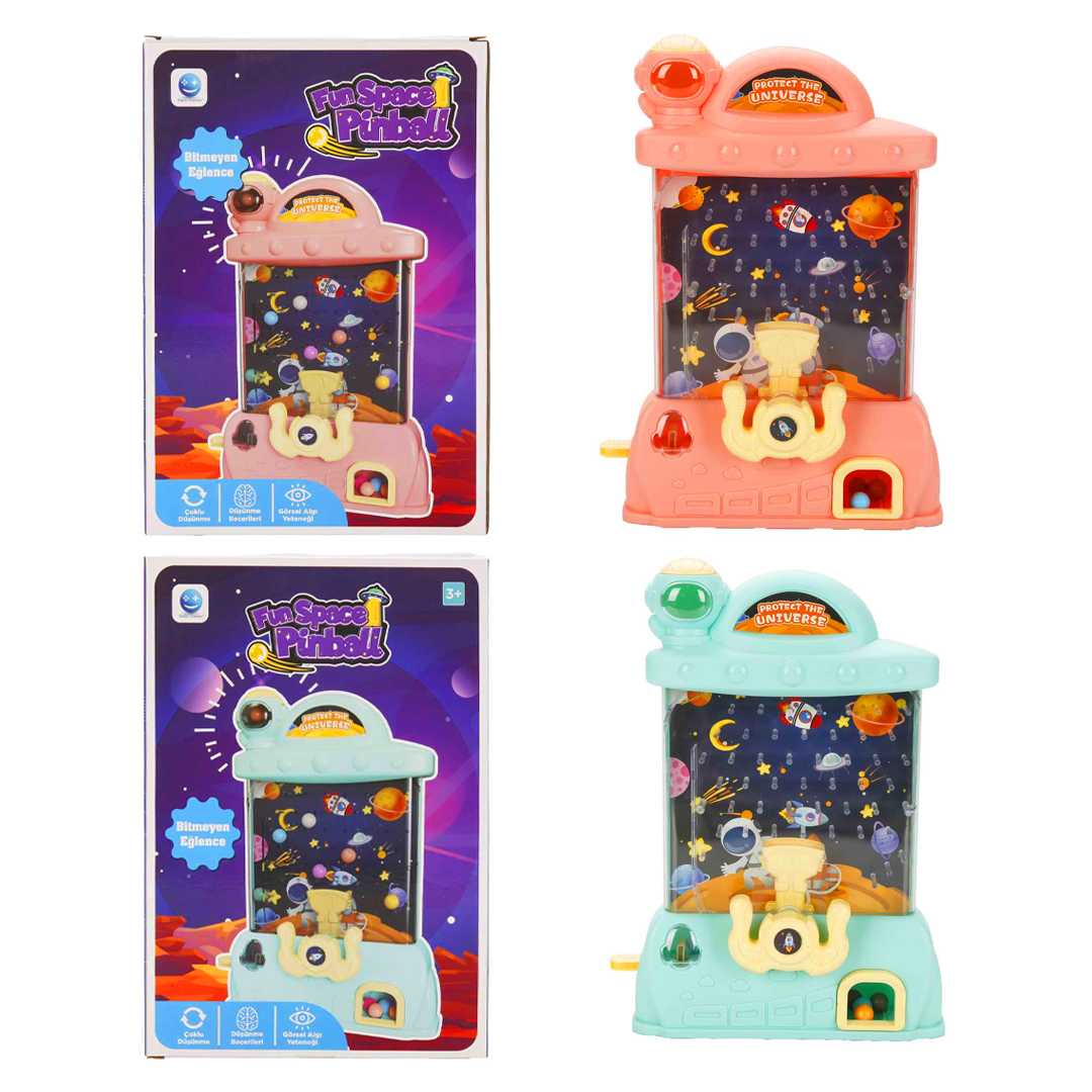 SUNMAN SMİLE GAMES FUN SPACE PİNBALL ME-086 TOP ZIPLATMA YAKALAMA 3+ 1