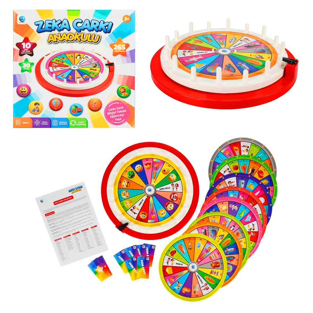 SUNMAN ZEKA ÇARKI S00005338 ANAOKULU 3+ 1