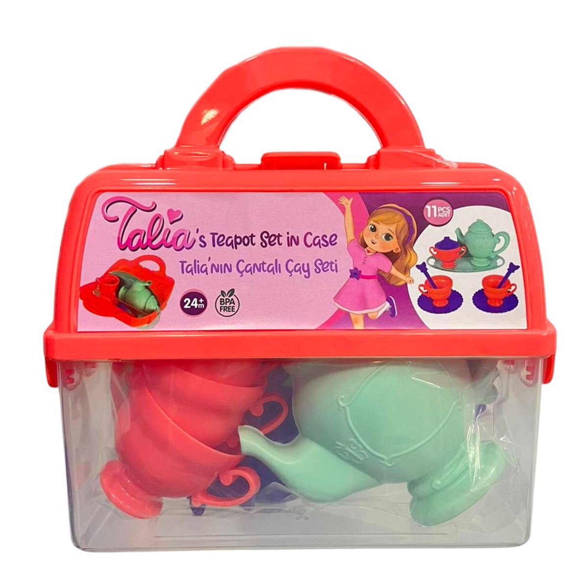 ZUZU TOYS 4049 TALİA NIN ÇAY SETİ ÇANTALI  11 PARÇA 24M+ 1