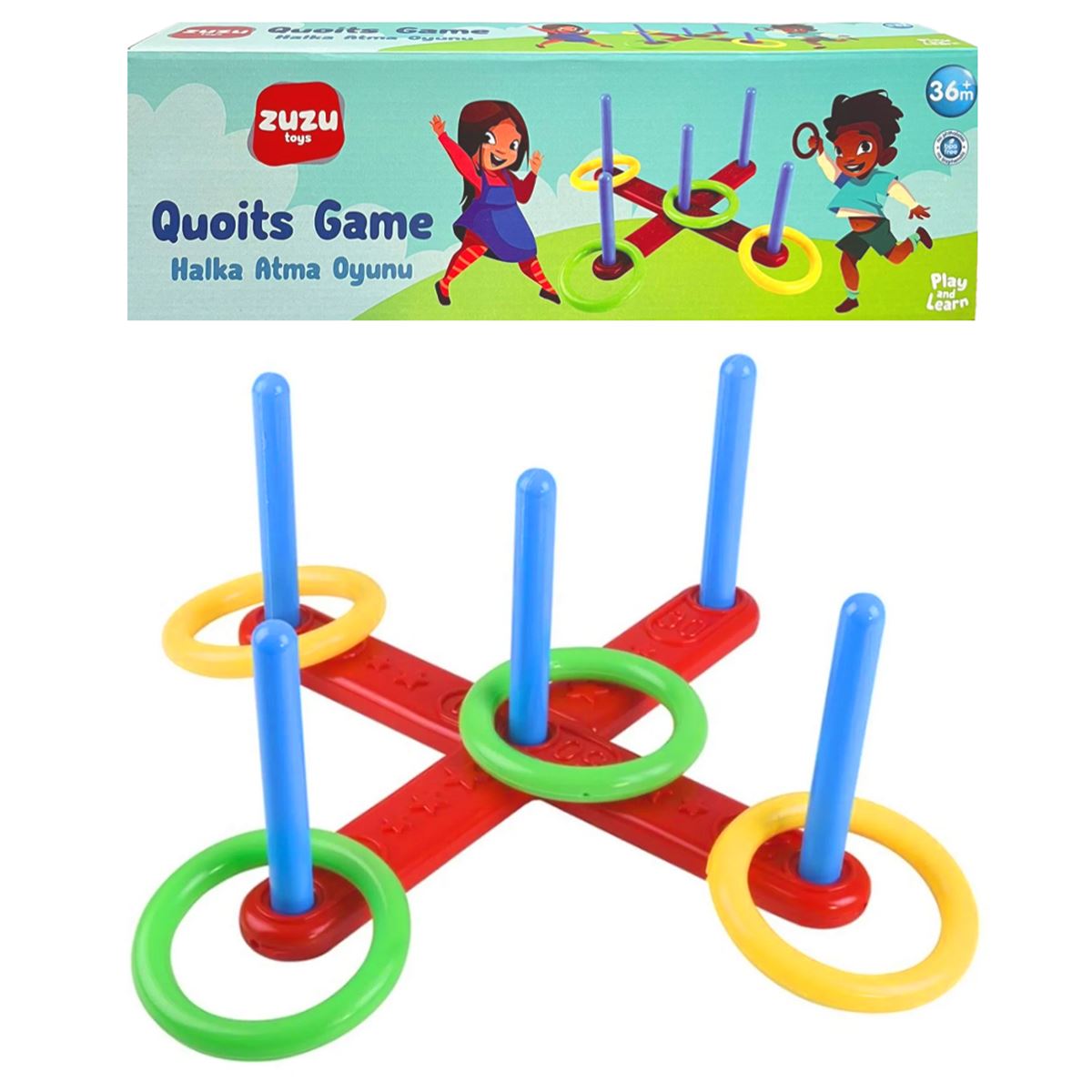 ZUZU TOYS 4075 HALKA ATMA OYUNU 36M+ 1