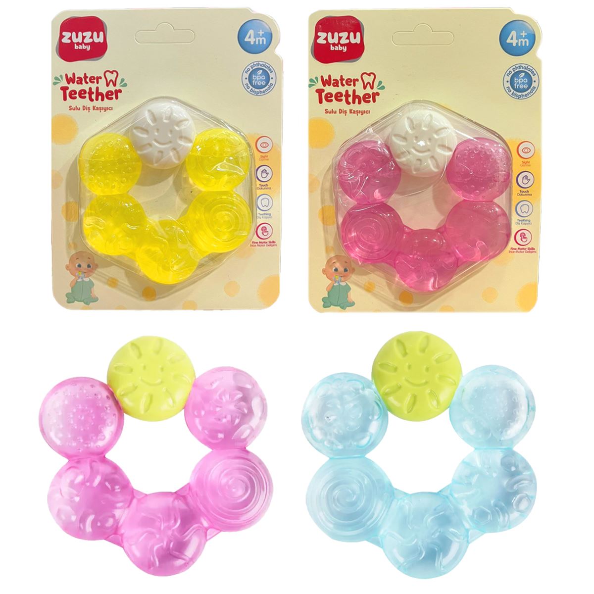 ZUZU BABY 4133 SULU DİŞ KAŞIYICI 4M+ 1