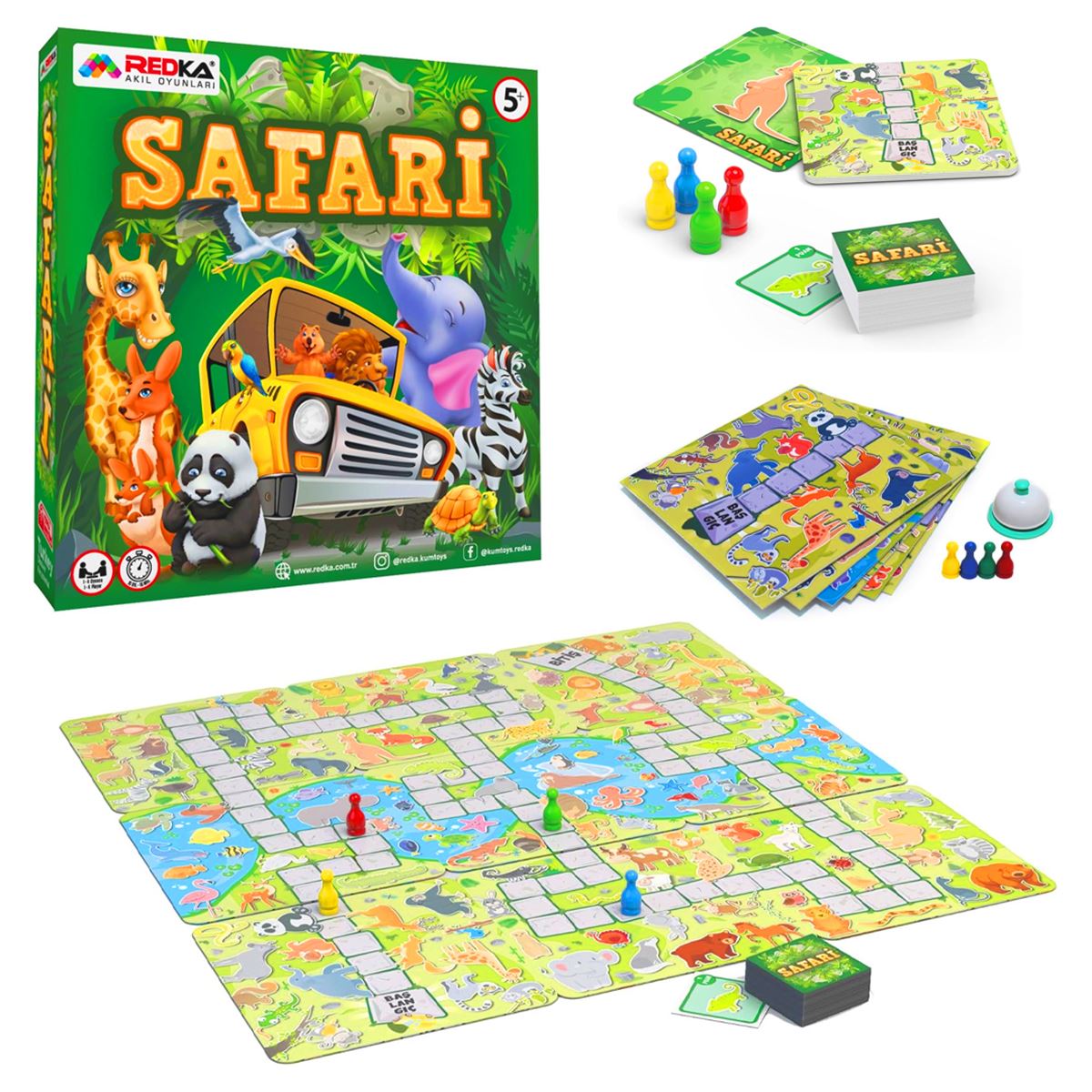 REDKA SAFARİ RD5468 AKIL OYUNU 5+ 1
