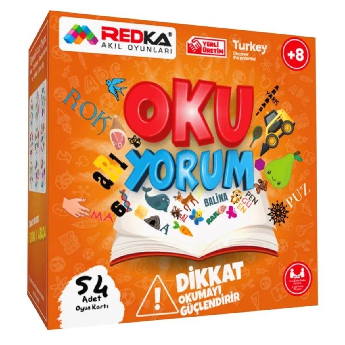 REDKA OKUYORUM RD5472 ZEKA OYUNU 8+ 1
