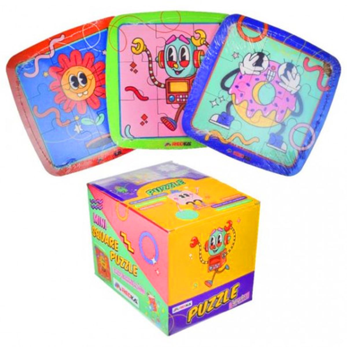 REDKA AHŞAP KARE PUZZLE RD5638-RD5637 9 MODEL 9 PARÇA 36 LI 3+ 1