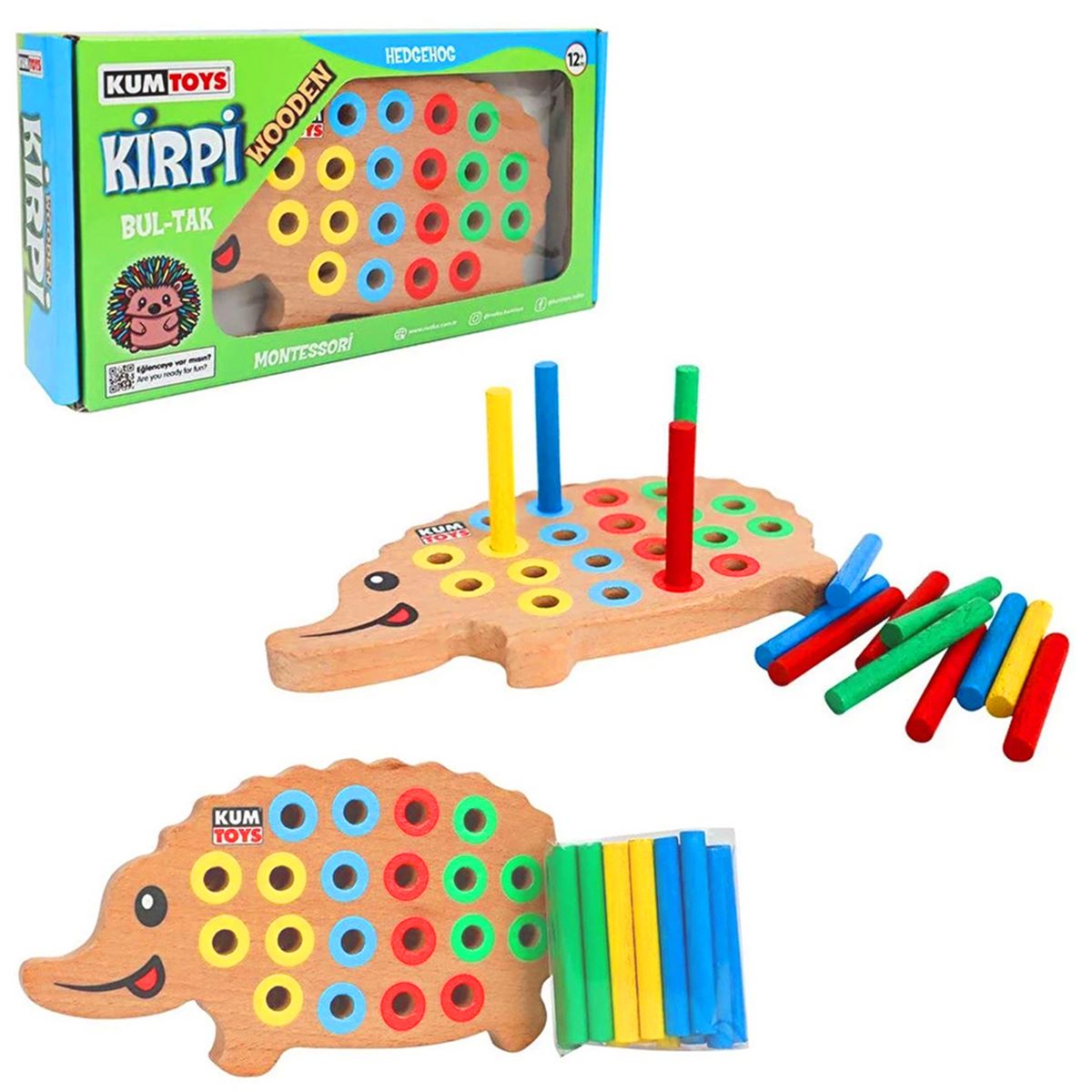 KUMTOYS WOODEN KM5655 BULTAK KİRPİ 12M+ 1