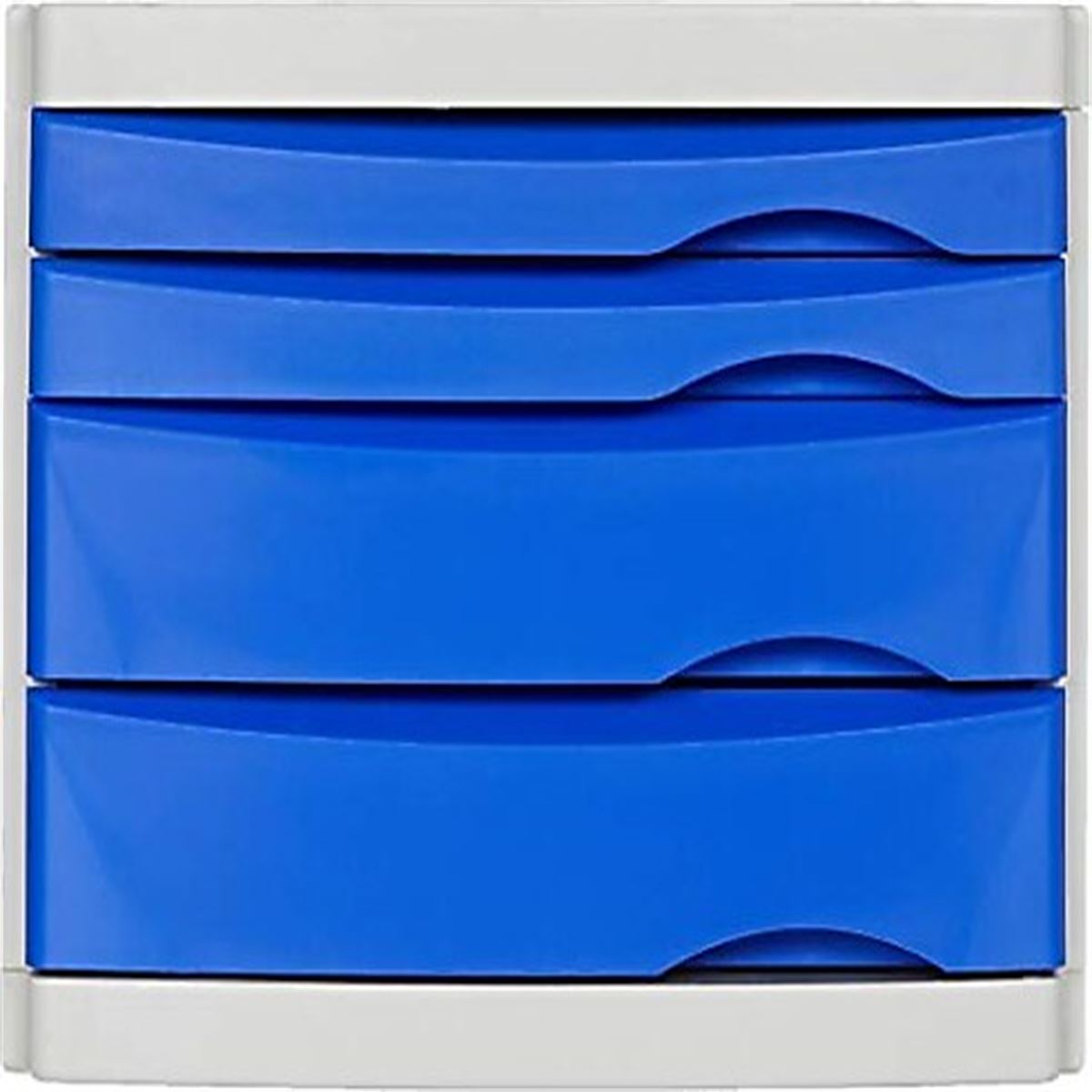 OPS EVRAK RAFI ÇEKMECELİ MAVİ 4 LÜ CMC 104 1