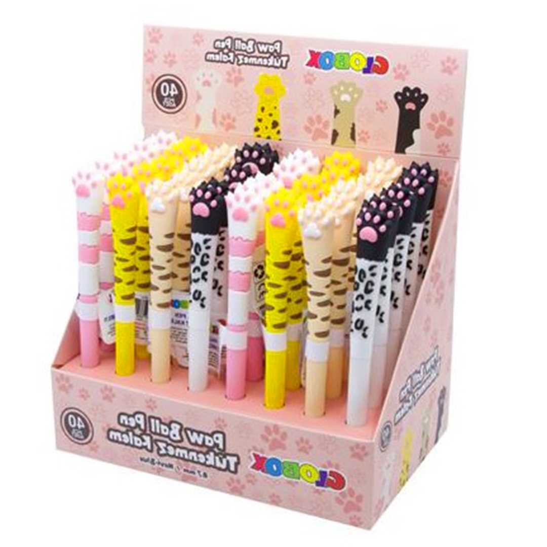 GLOBOX TÜKENMEZ KALEM PATİ 07 MAVİ 40 LI 3512 1