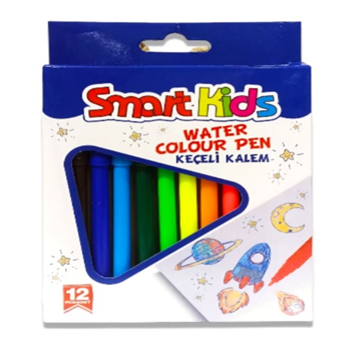 SMART KİDS KEÇELİ KALEM 12 RENK 3560 1