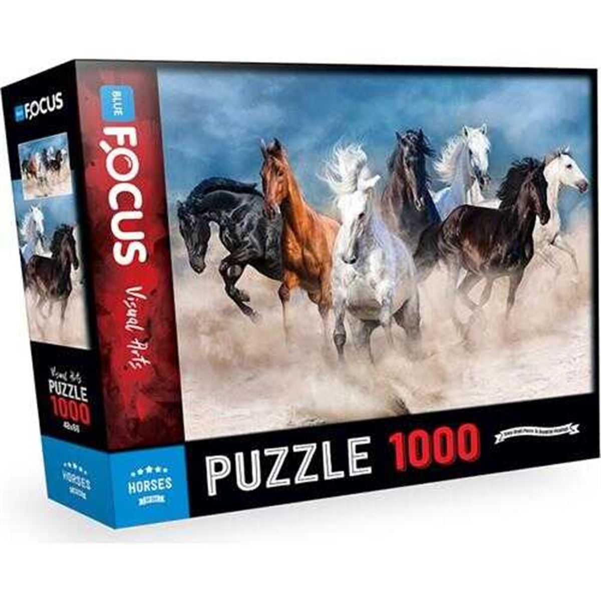 BLUE FOCUS YAPBOZ BF293 HORSES 1000 PARÇA 1
