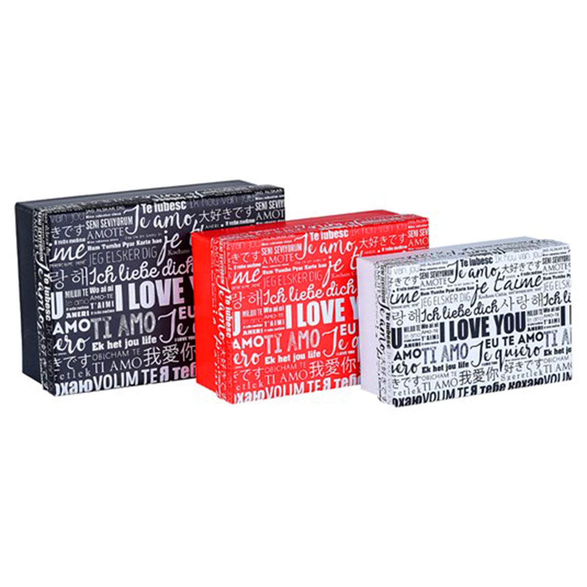 MİKRO HEDİYE KUTUSU MBX-4172 3 LÜ BÜYÜK I LOVE YOU 1