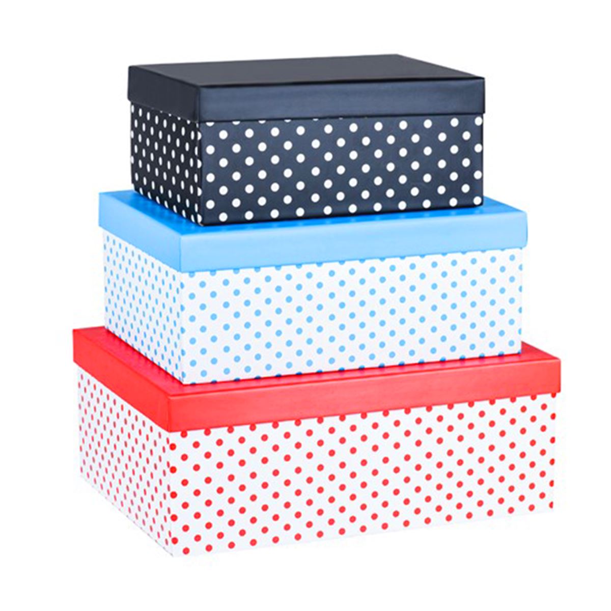 MİKRO HEDİYE KUTUSU MBX-4194 3 LÜ BÜYÜK POLKA DOT 1