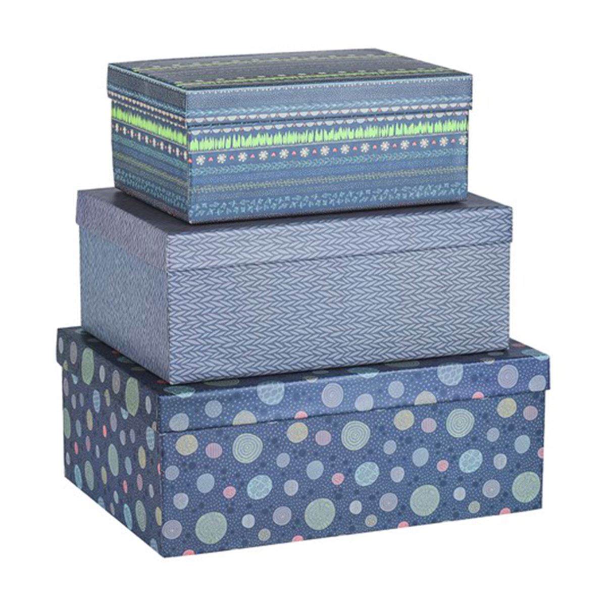 MİKRO HEDİYE KUTUSU MBX-4200 3 LÜ BÜYÜK GREY GREEN 1