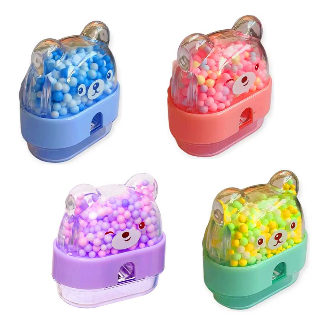 MİKRO KALEMTIRAŞ MK-4035 PANDA KÖPÜK BALONCUKLU PASTEL TEK BÖLMELİ 24 LÜ 1