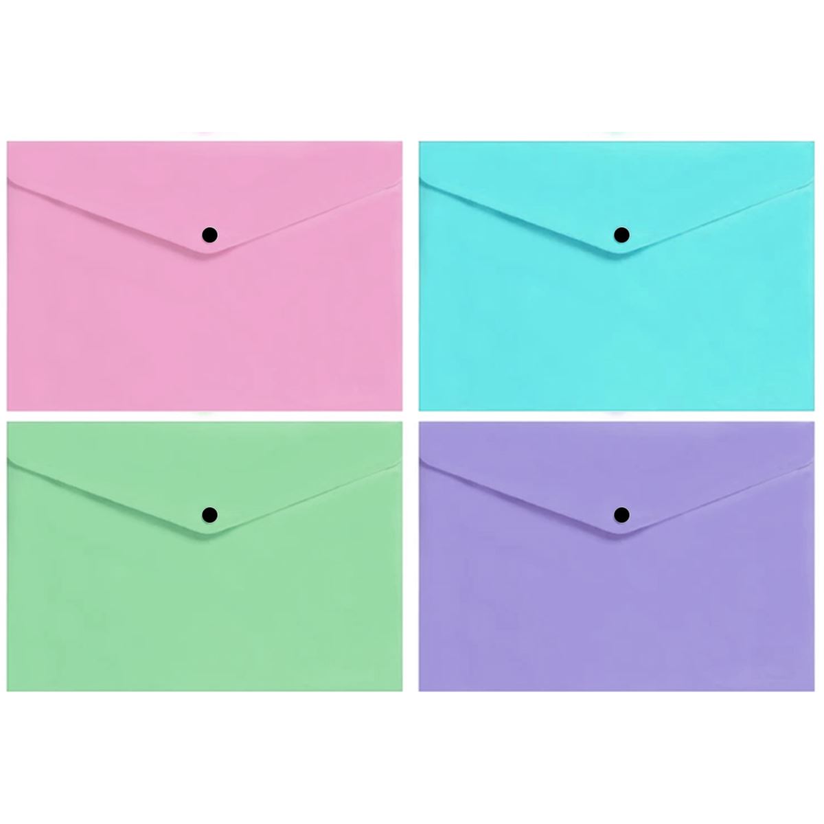 MAXX ÇITÇITLI DOSYA A4 PASTEL 4 RENK 12 Lİ MX-2019 1