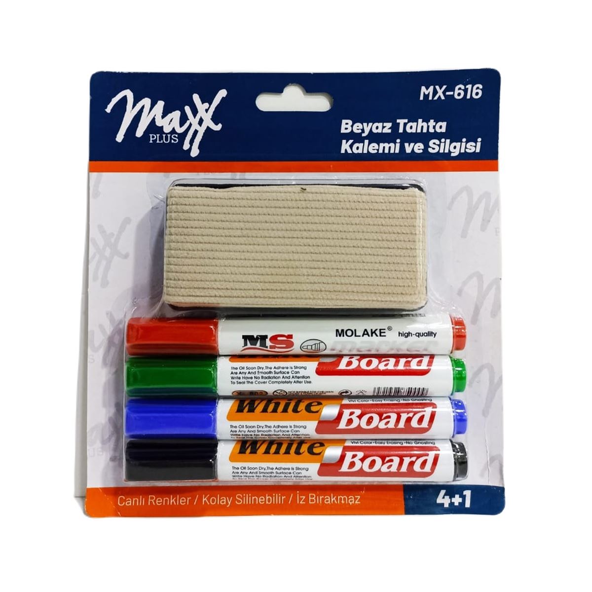 MAXX TAHTA KALEM - SİLGİ SET MX-616 1