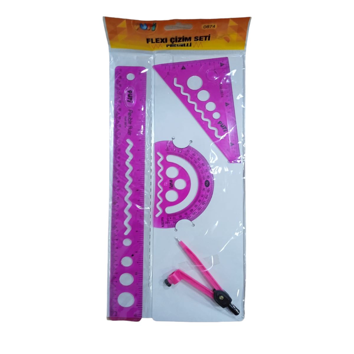 PUTİ ÇİZİM SETİ FLEXİ PERGELLİ 0874 1