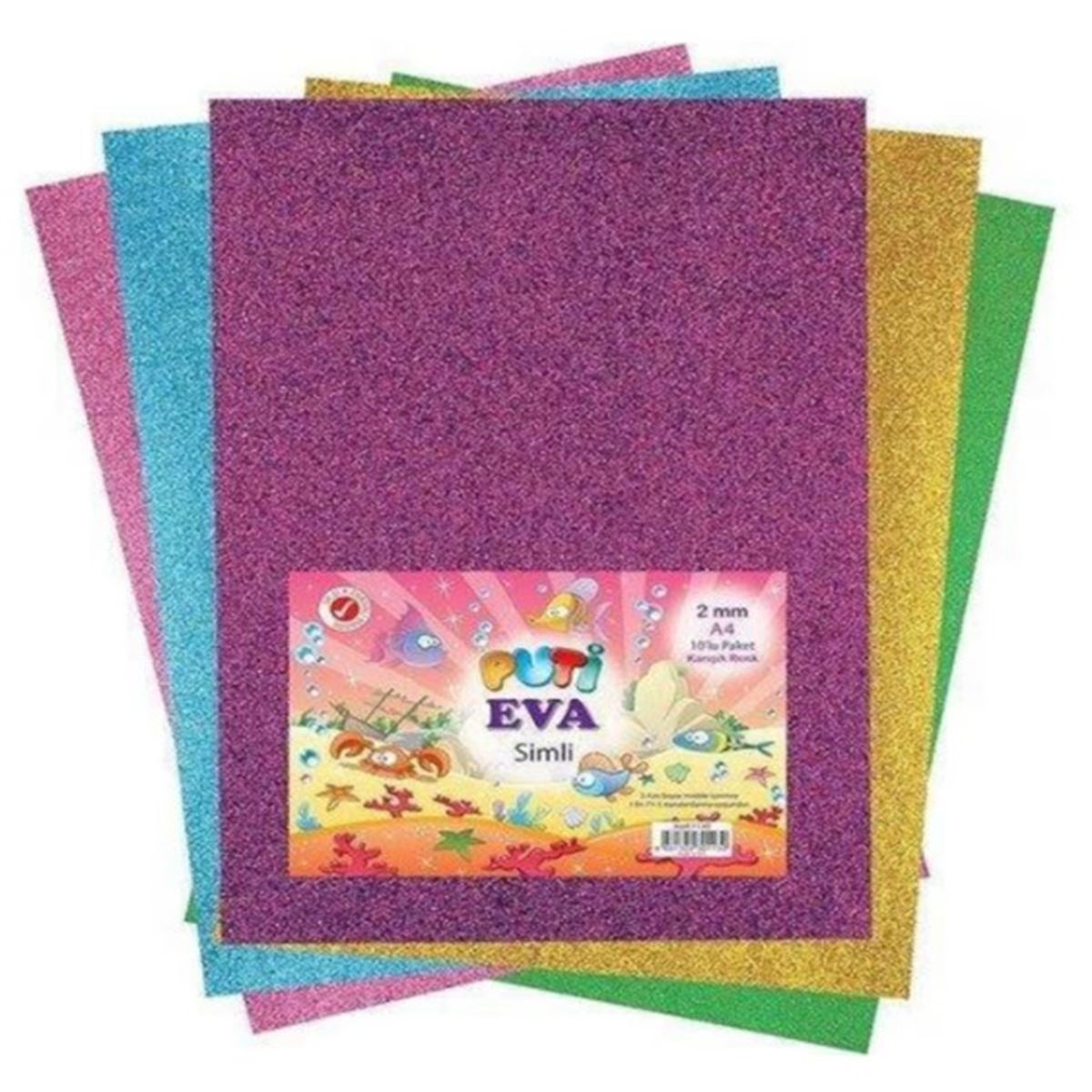PUTİ EVA 50x70 SİMLİ YAPIŞKANLI 10 RENK 1185 1
