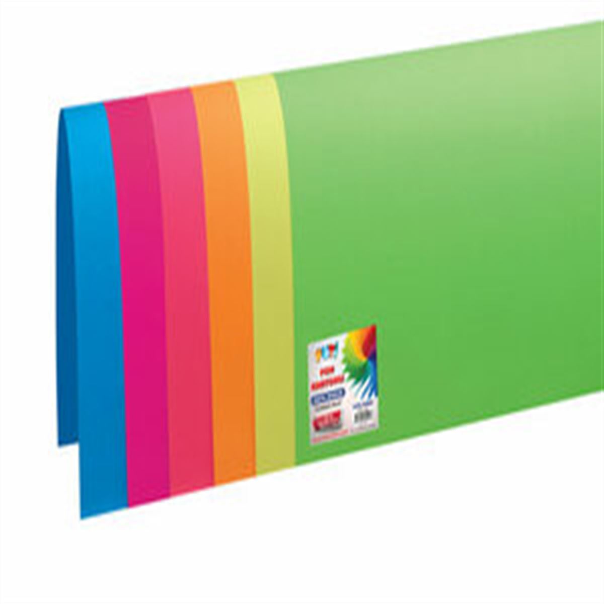 PUTİ FON KARTONU 50x70 FOSFORLU KARIŞIK 160 GR 50 Lİ 2748 1