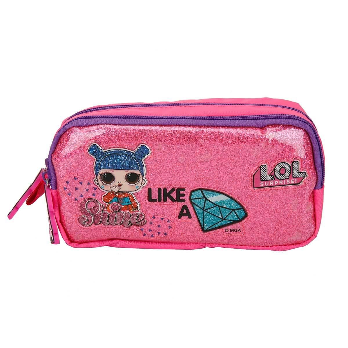 LOL KALEM ÇANTASI LLKLK20424 SHİNE LİKE İKİ BÖLMELİ 1