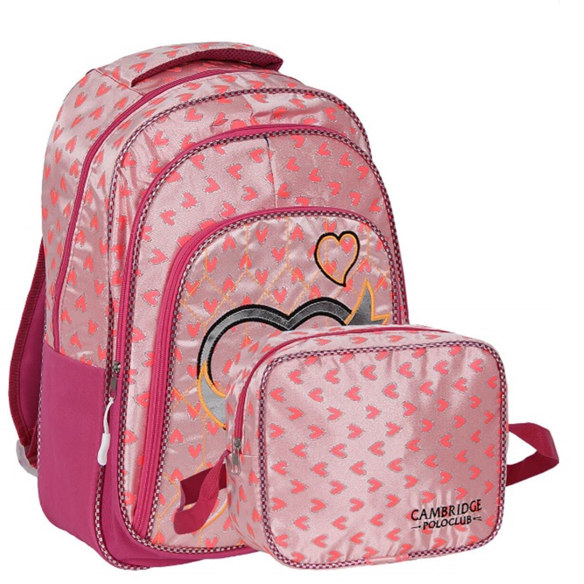 CAMBRİDGE POLO OKUL ÇANTASI TURUNCU 3 BÖLMELİ PLCAN1626.018 1