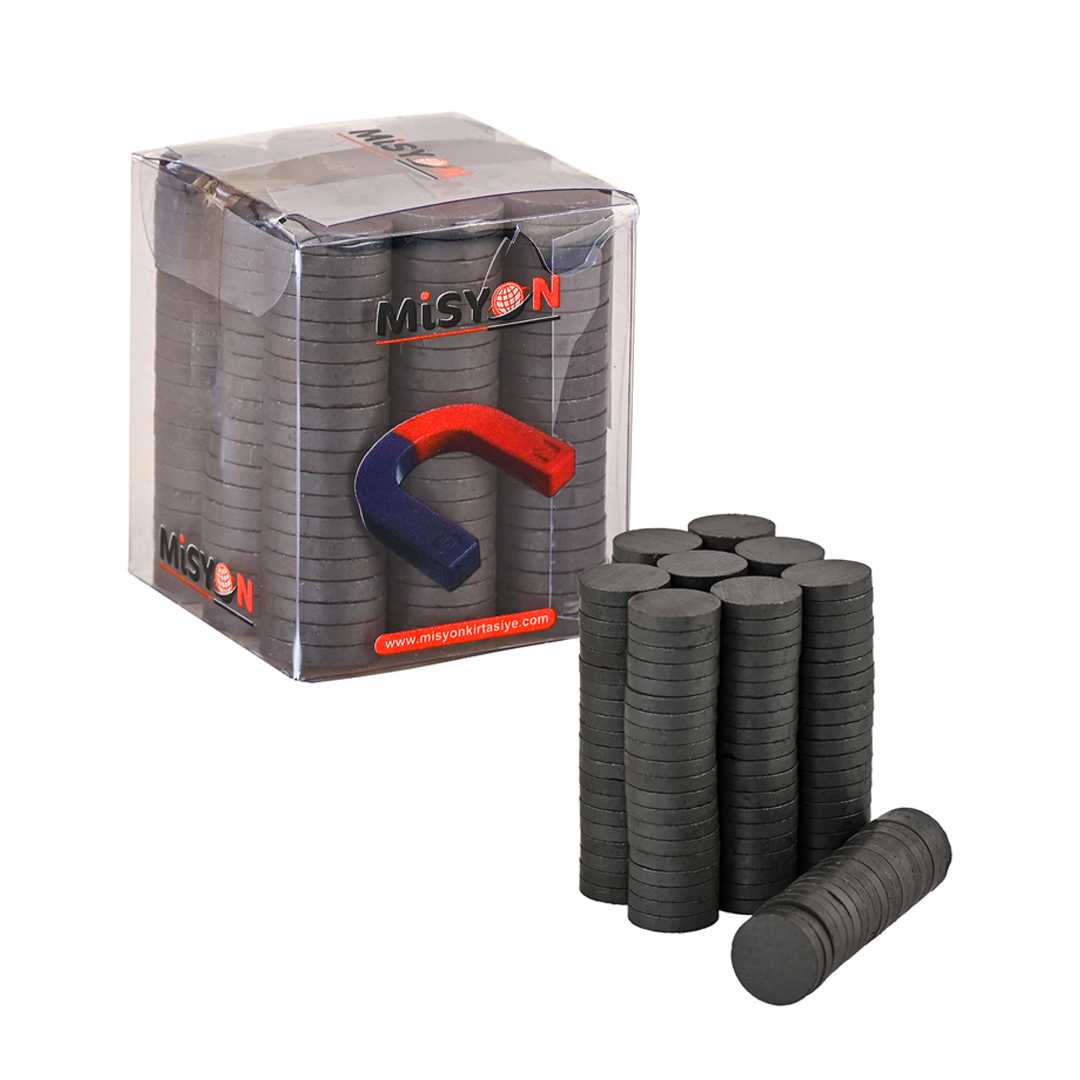MİSYON YUVARLAK MIKNATIS DELİKSİZ 180 Lİ MSY-0623 1