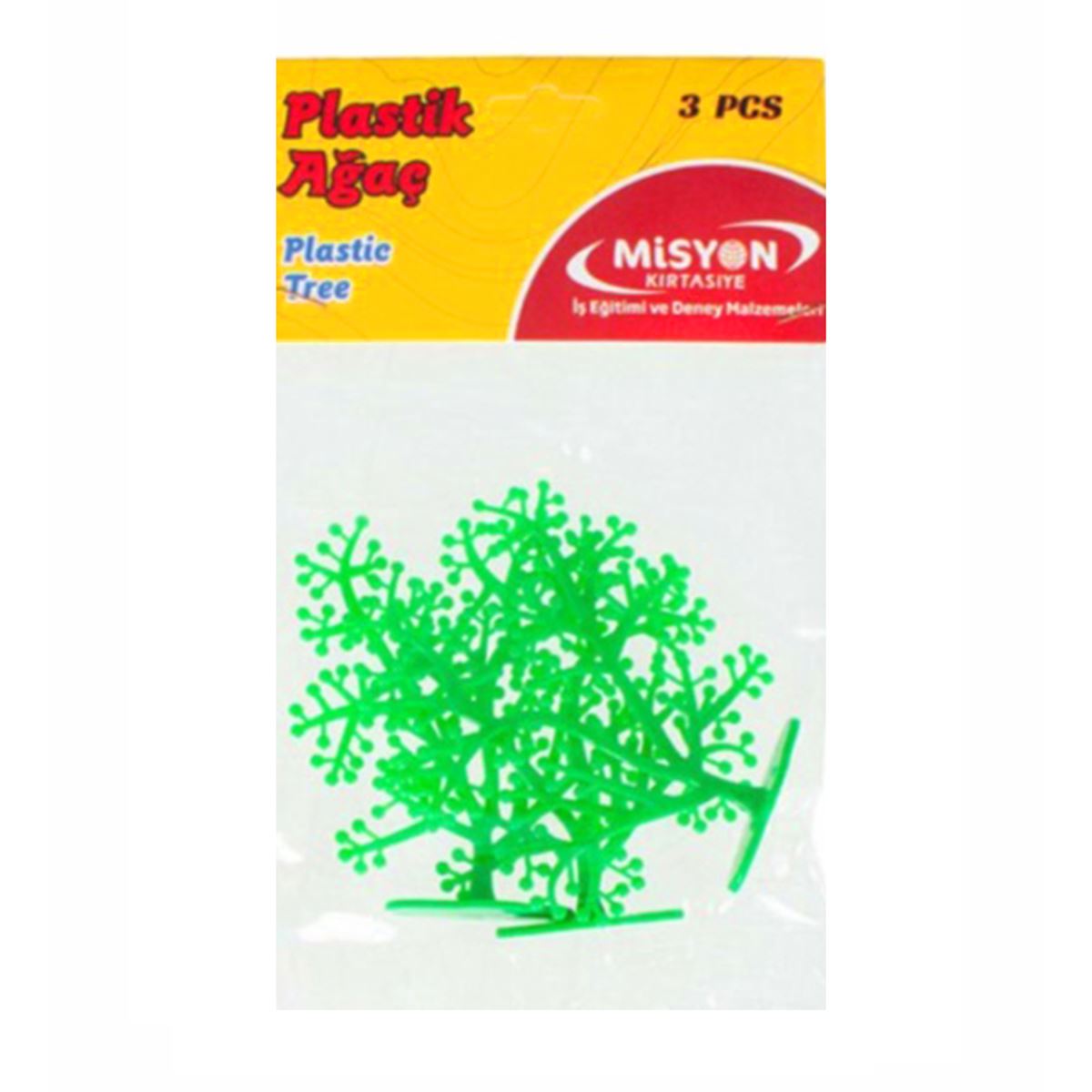 MİSYON MAKET AĞAÇ PLASTİK 3 LÜ AĞAÇ-001 1
