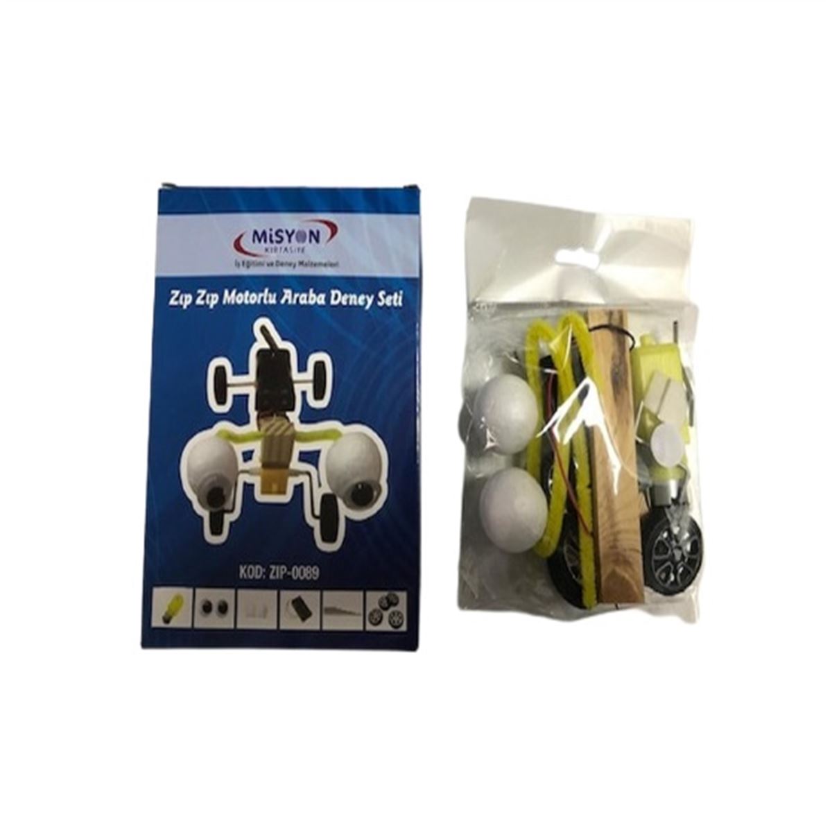 MİSYON ZIP ZIP MOTORLU ARABA DENEY SETİ ZIP-0089 1