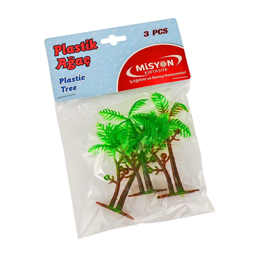 MİSYON MAKET AĞAÇ PLASTİK 3 LÜ AĞAÇ-003 1