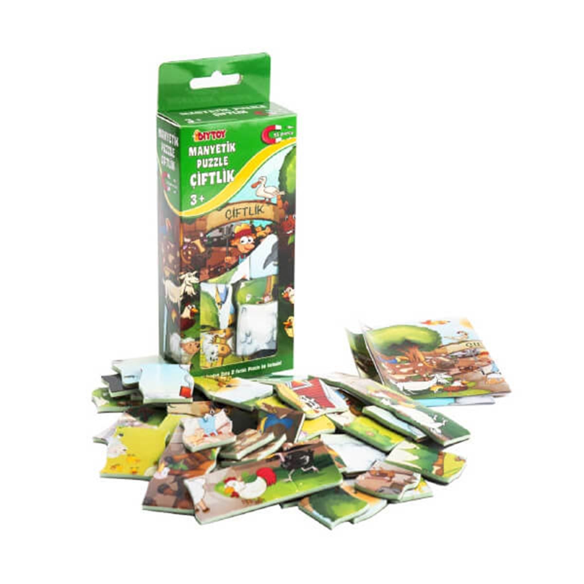 DIYTOY MANYETİK PUZZLE 1345 ÇİFTLİK 53 PARÇA 3+ 1