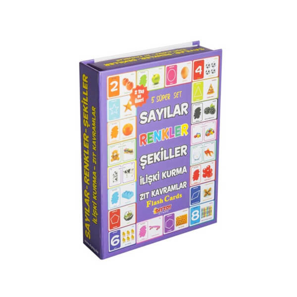 DİYTOY EĞİTİCİ KARTLAR SRŞİZ1413 5 SÜPER SET 2+ 1