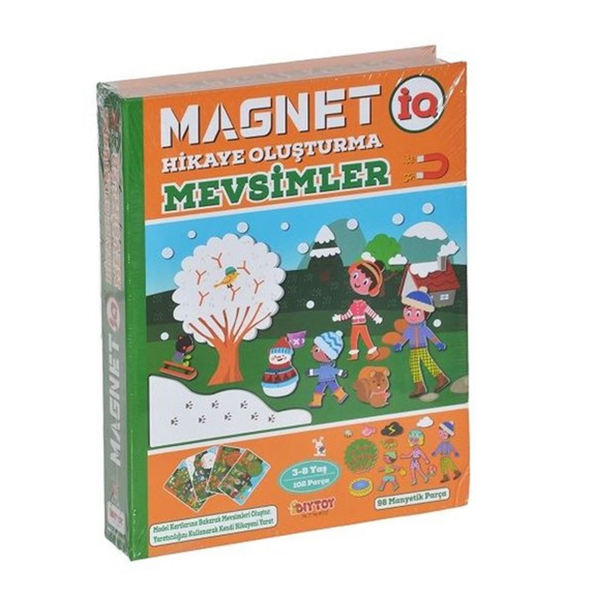DİYTOY MAGNET HİKAYE OLUŞTURMA İQ1505 MEVSİMLER 102 PARÇA 3-8 YAŞ 1