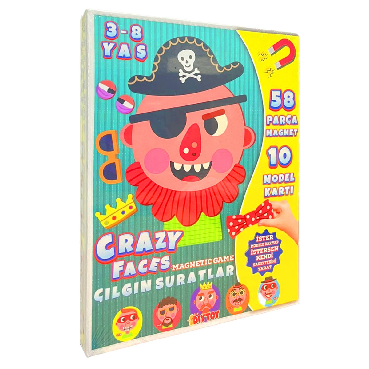 DİYTOY ÇILGIN SURATLAR CF2472 PATATES KAFA CRAZY FACES 31 PARÇA 3-8 YAŞ 1