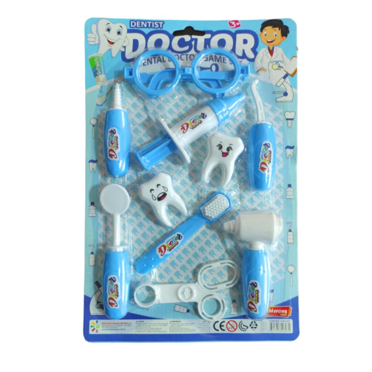 HEROES TOYS ERN-897 DİŞÇİ SETİ ERKEK KARTELA 3+ 1