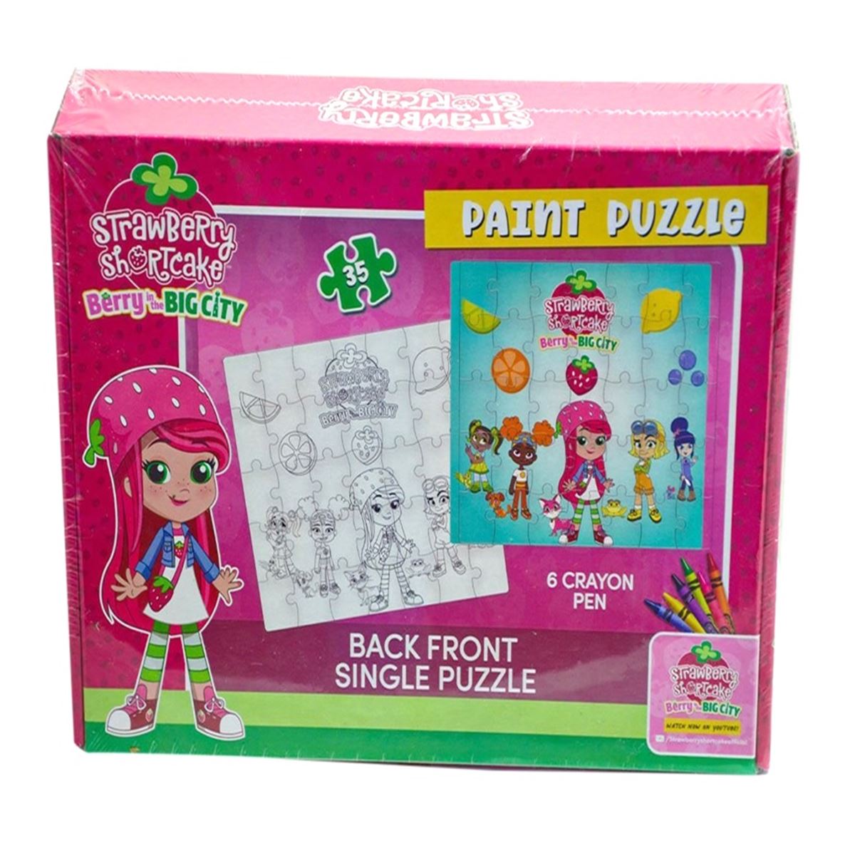 LAÇO STRAWBERRY SHORTCAKE CK7880 PAİNT PUZZLE 35 PARÇA 3+ 1