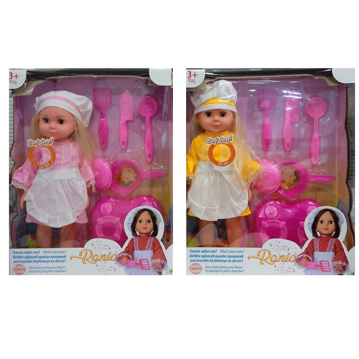 GLOBAL RANİA GL100477 AŞÇI BEBEK SETİ 3+ 1