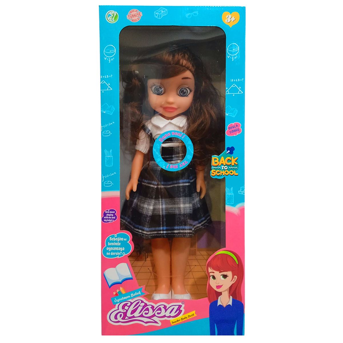 GLOBAL ELİSSA BEBEK GL100903 ÖĞRETMEN OKULA DÖNÜŞ SESLİ 3+ 1