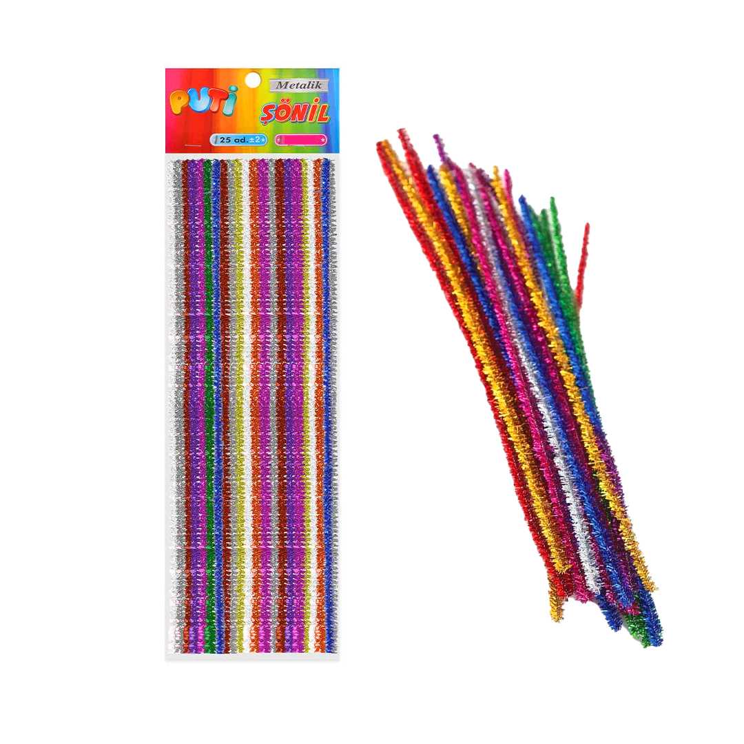 PUTİ ŞÖNİL 30 CM METALİK 25 Lİ 20 PK 4421 1