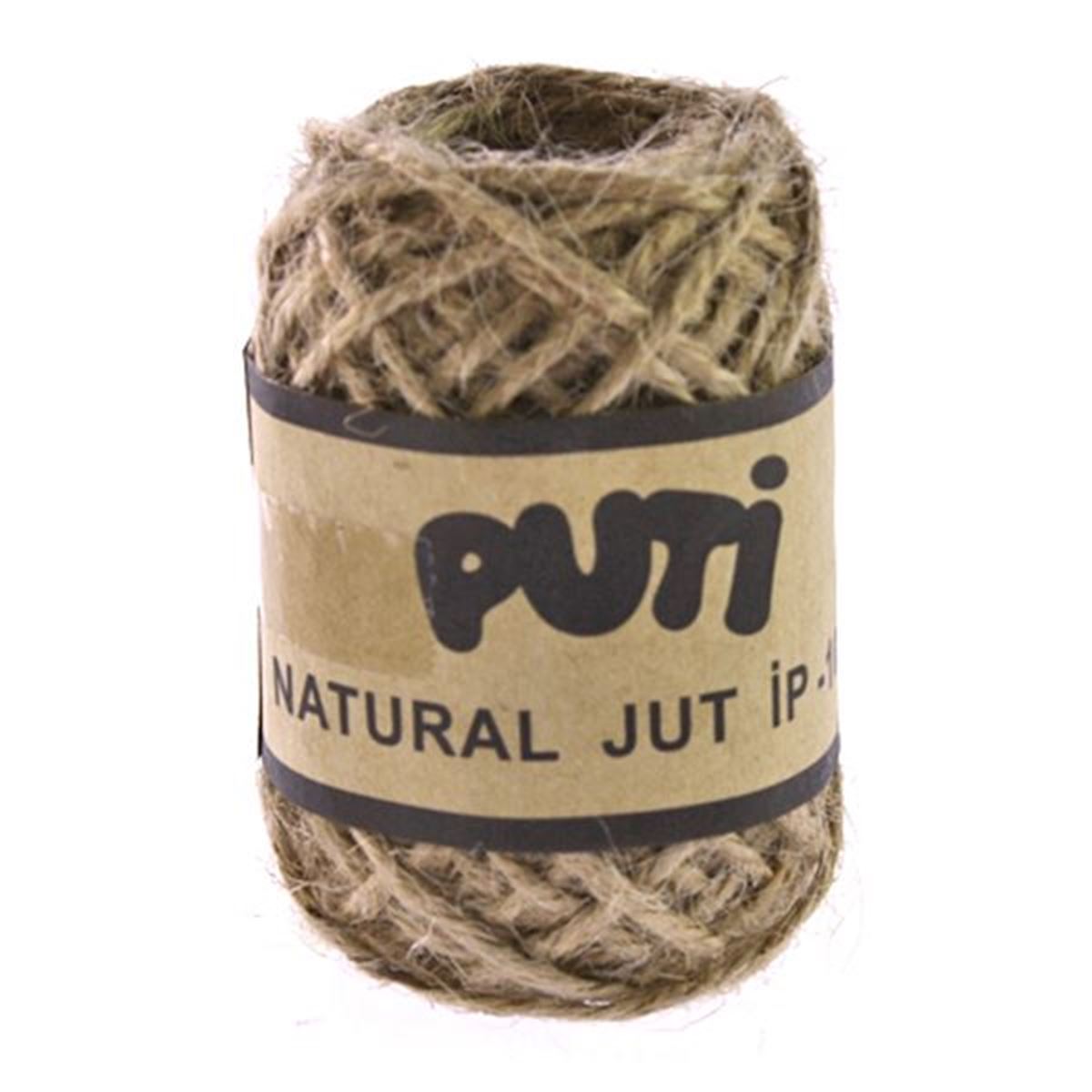 PUTİ JUT-KIRNAP İPİ NATUREL 10 METRE 24 LÜ 01869 1