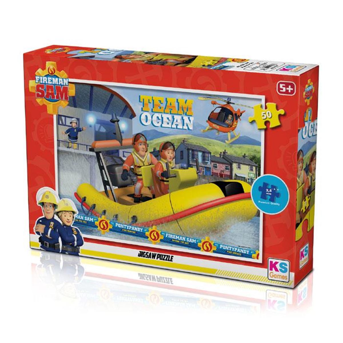 KS GAMES PUZZLE FRS 709 FİREMAN SAM TEAM OCEAN 50 PARÇA 5+ 1