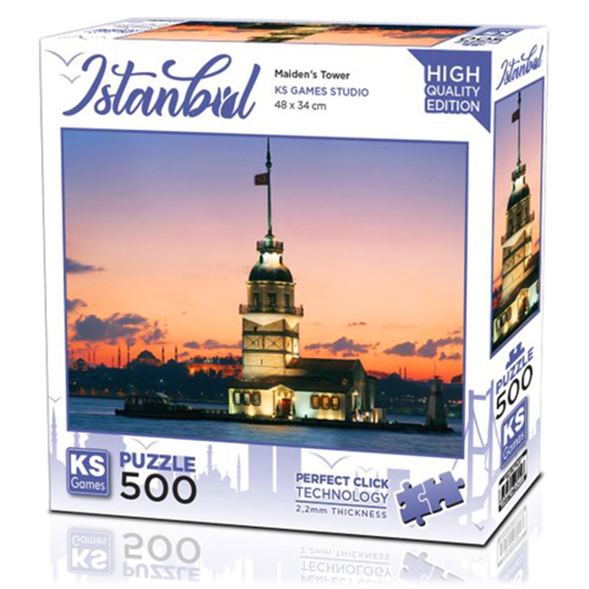 KS GAMES PUZZLE 20059 KIZ KULESİ GÜN İSTANBUL 500 PARÇA 1