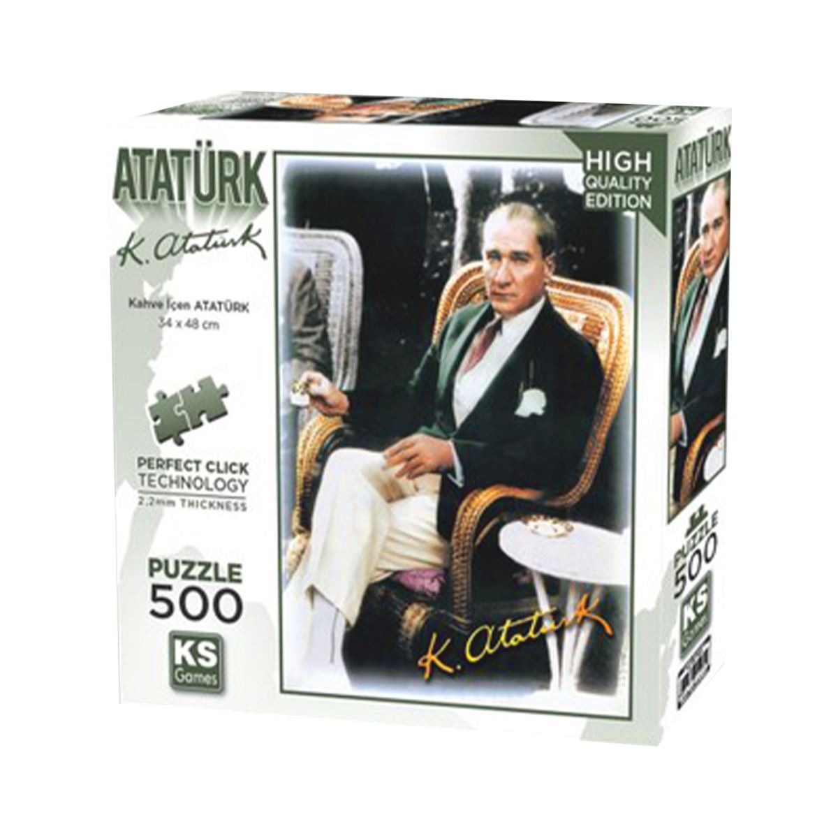 KS GAMES PUZZLE 20060 KAHVE İÇEN ATATÜRK 500 PARÇA 1