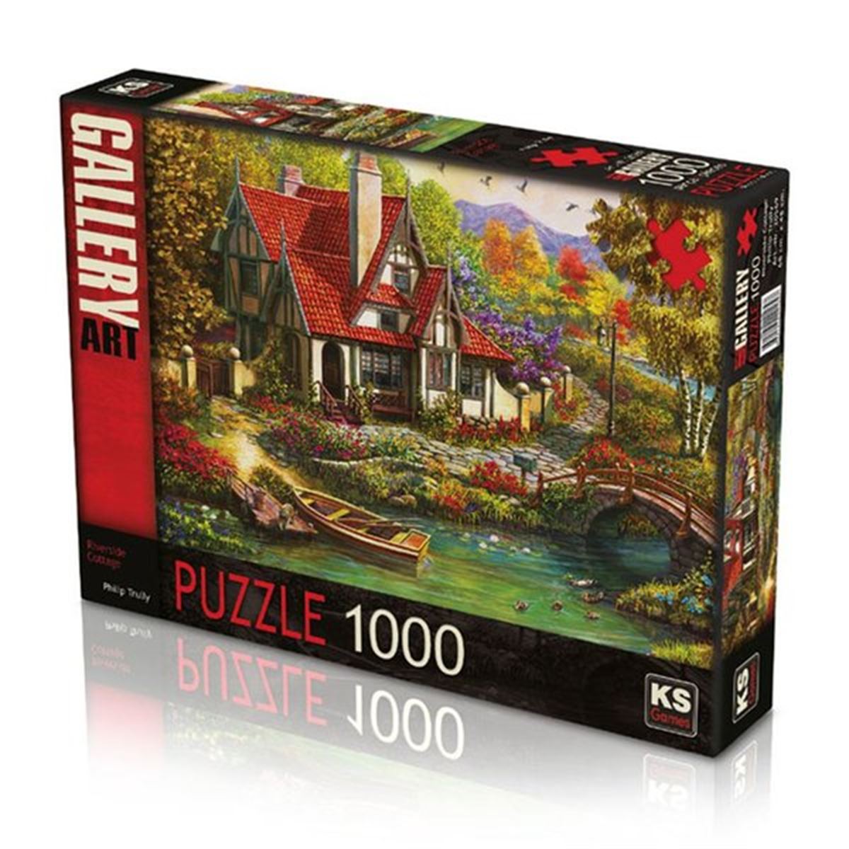 KS GAMES PUZZLE 20569 RİVERSİDE COTTAGE 1000 PARÇA 1